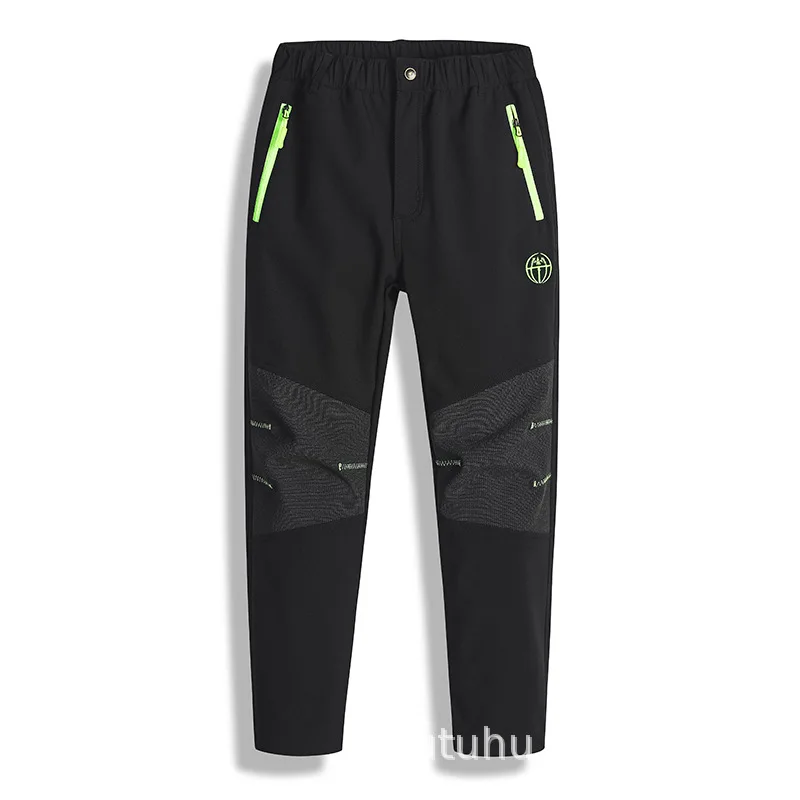 Waterproof Pants Children Fashion Brand Boy Girls Kids Pant Warm Trousers Sporty Climbing Leggings Snow Patchwork Soft Shell boys pants,girls rain pants