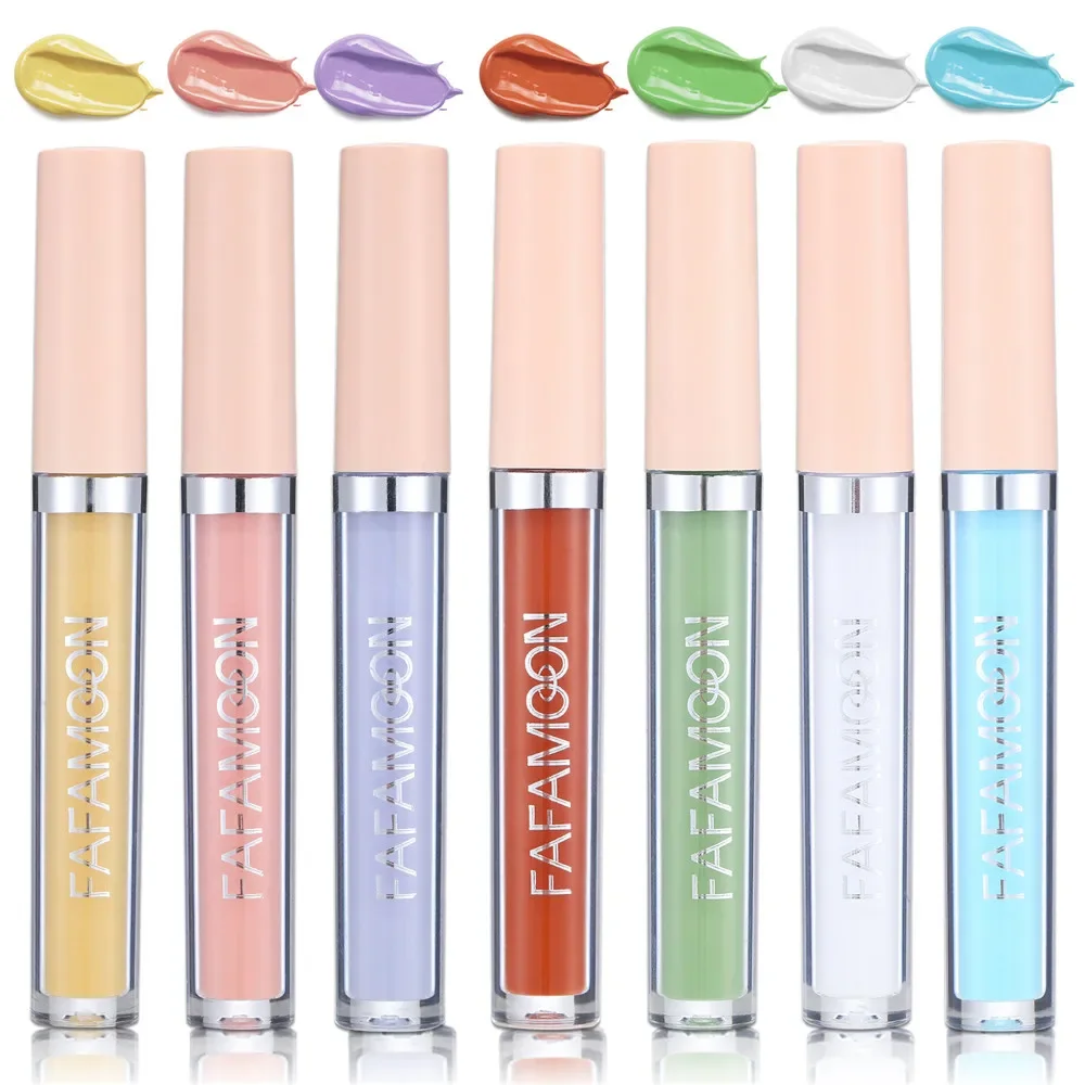 Liquid Concealer Full Coverage Foundation Cream Cover Spot Acne Dark Circles Tinted Shades Concealer Even Skin Tone Face Makeup