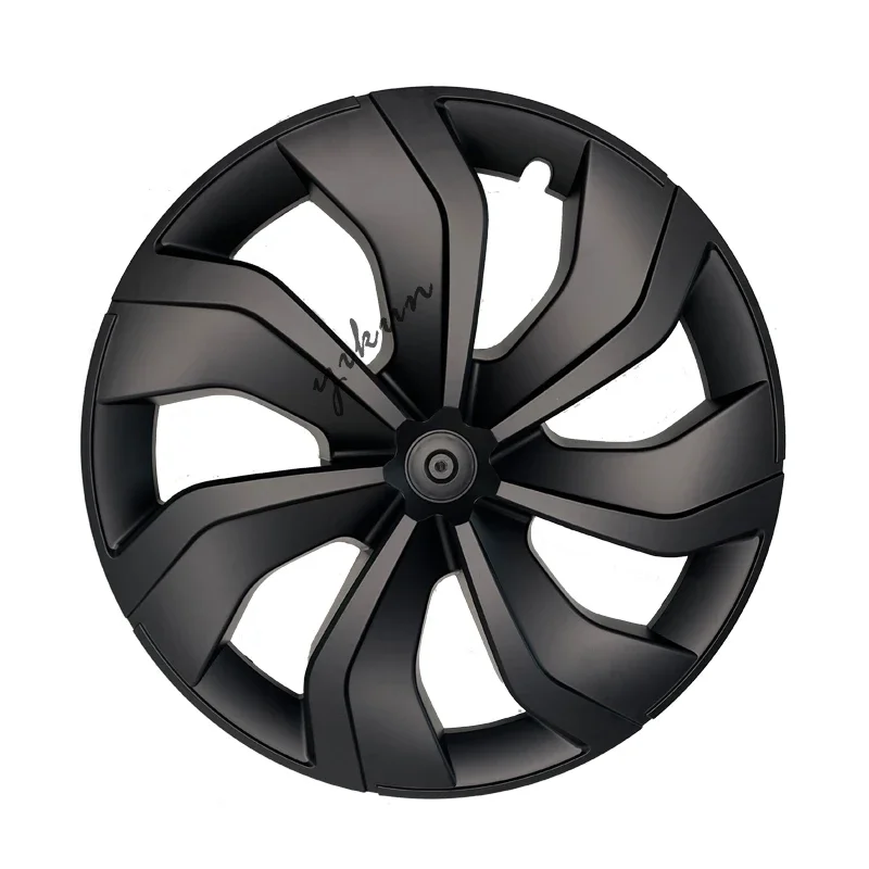 Wheel Hub Covers Caps 4PCS Hub Cap Performance Replacement Wheel Cap Automobile Hubcap Full Rim Cover Accessories For Tesla Model Y 19 Inch