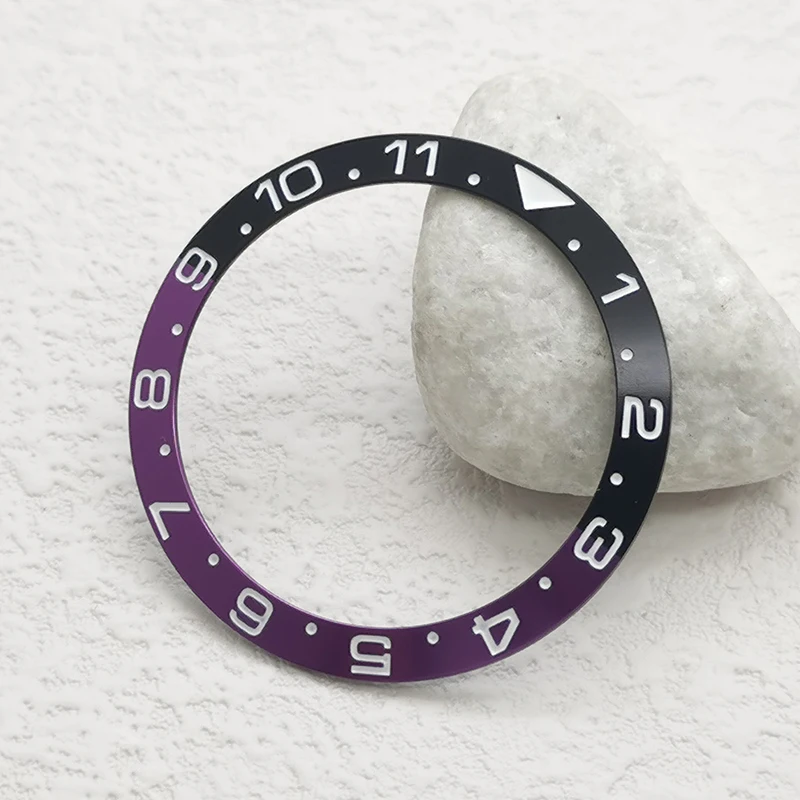 Aluminum Sloped Bezel Insert for Diver's Style Mechanical Watch Repair