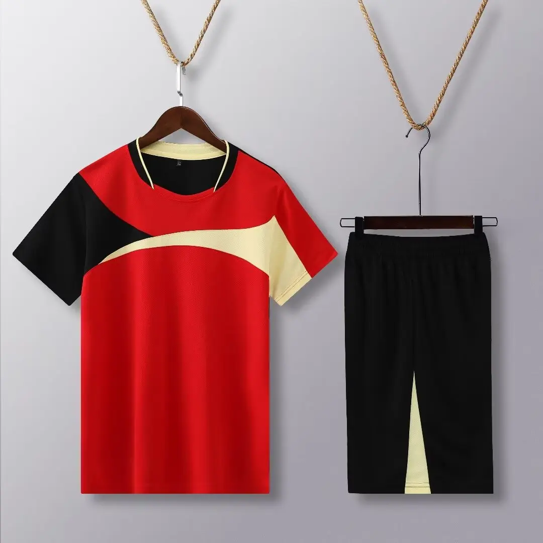 College Volleyball Uniforms Mens Shirt Sleeveless T Shirts Women Badminton Shirts Table Tennis Set Team Running Fitness Sets