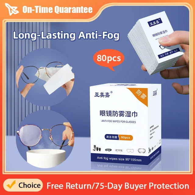 Anti-Fog Glasses Wipes, Disposable Anti-Fog Glasses Cloth, Prevent Fogging  Lens Wipes Pre-moistened Lens Wipes - AliExpress