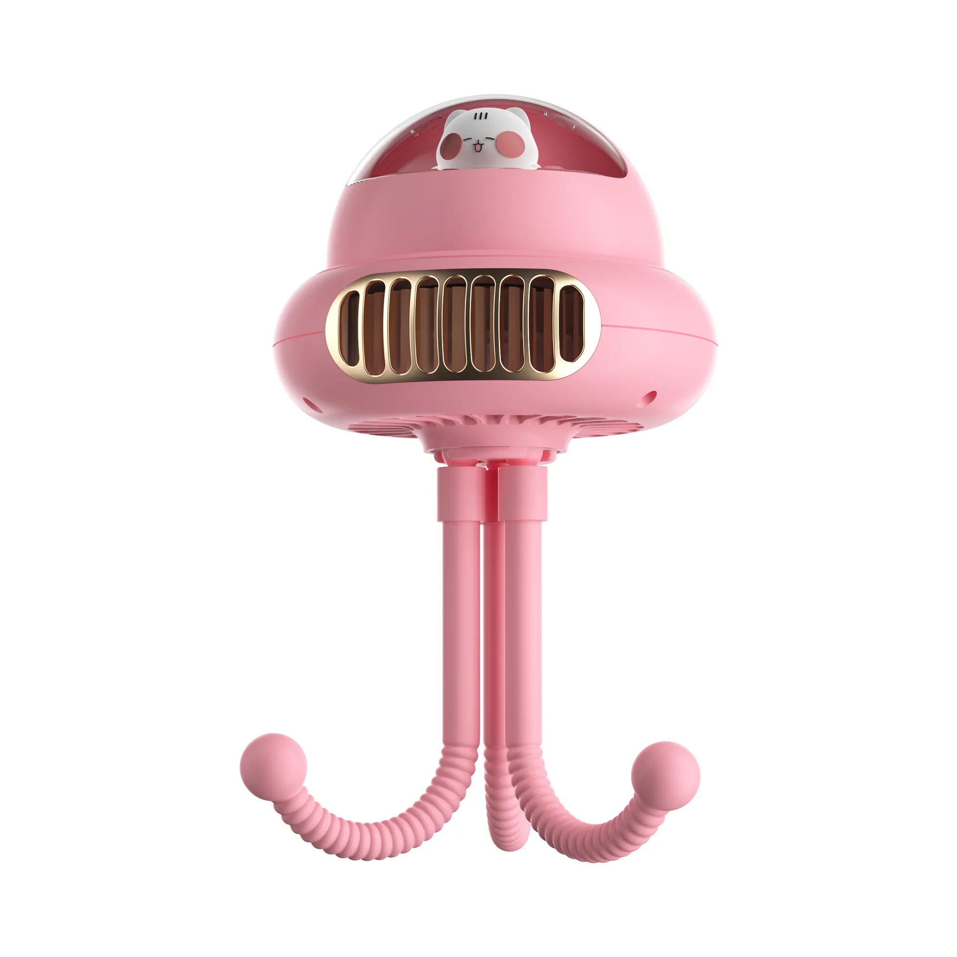 USB Mini Rechargeable Fan for Baby Stroller Handy Bladeless Turbo Fan with Type C Small Hand Fan 4000mAh Battery Clip Fan Summer baby stroller accessories do i need	 Baby Strollers