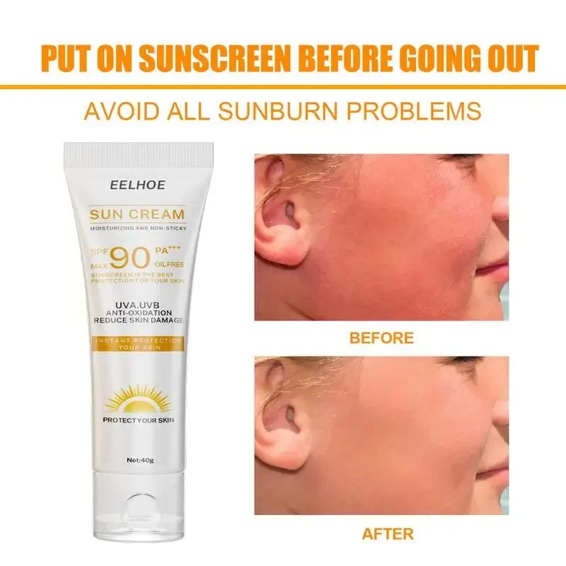 Facial Sunscreen SunCream Sunblock Skin Protective Cream Bleaching Facial Moisturizer Anti Aging Oil Control