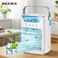 Climatiseur portable USB 3 vitesses, mini ventilateur de refroidissement par pulvérisation 650 ml, rafraîchisseur d'air silencieux, humidificateur, ventilateur de bureau pour la maison, le bureau et l'extérieur 1
