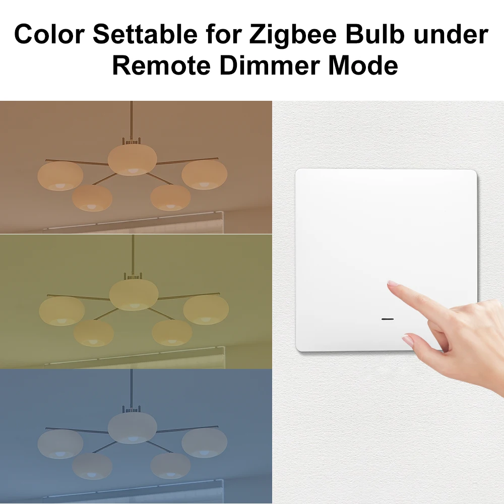 Tuya ZigBee APP 3.0 Smart Wireless Scene Switch 1/2/3/4-Gang Automation Push Button with Remote Smart Home Automation Scenario