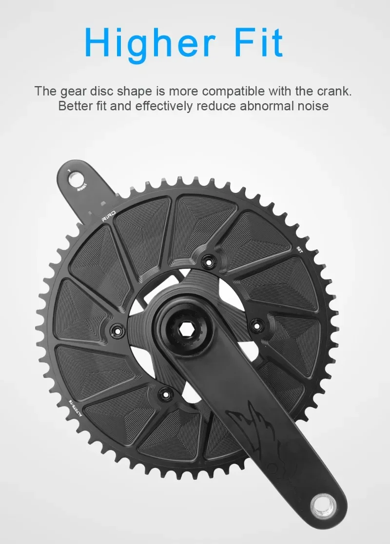 Bike Chainring 110BCD 46T 48T 50T 52T 54T 56T 58T Sprocket Road Bicycle Chainwhe