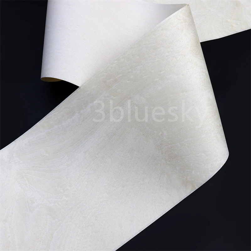 Natural Wood Veneer Pomele Sapele for Furniture about 15-20cm x 2.5m 0.25mm Avocado Grey White Red