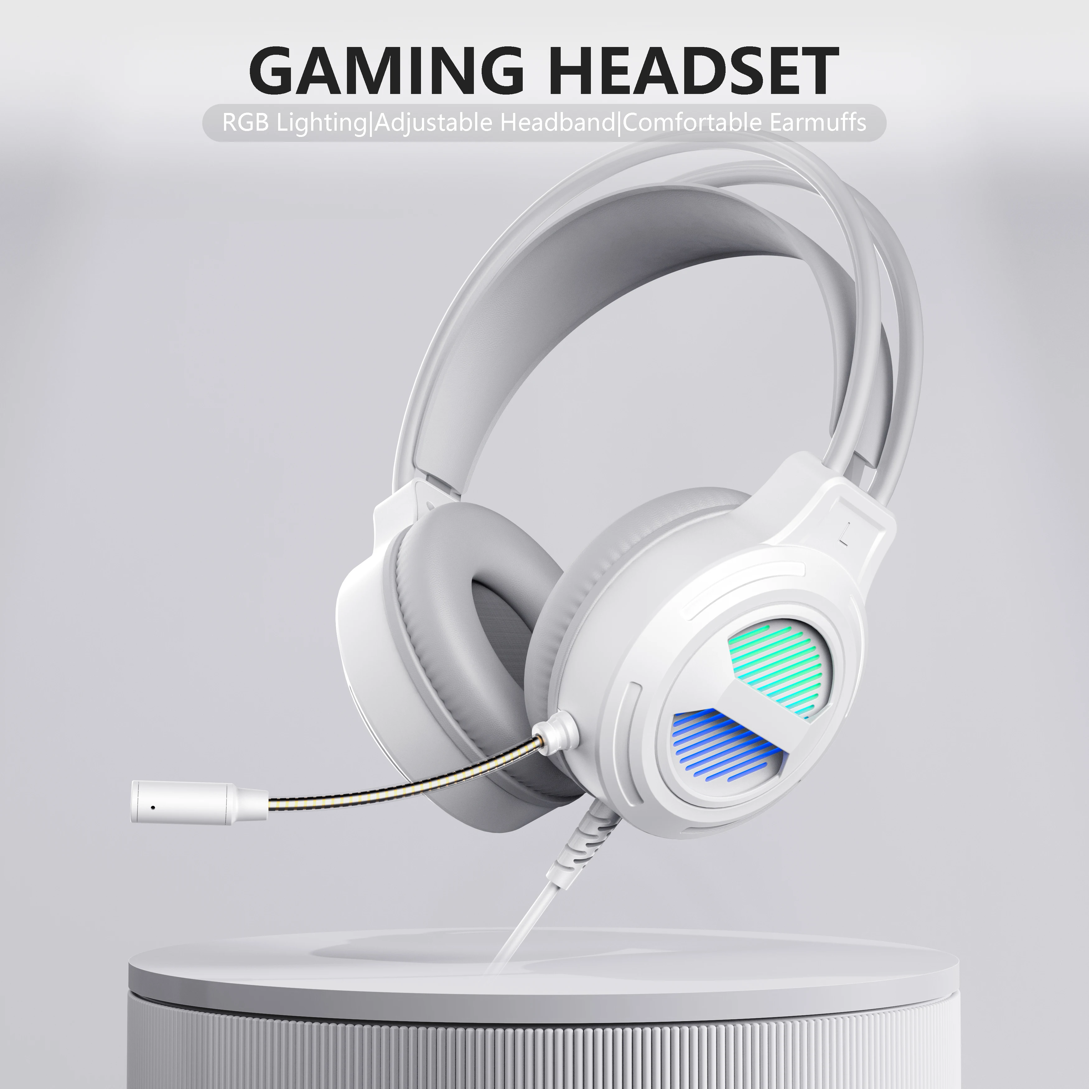 SW-G10 New Gaming Headset Headphones With Mic Stereo Earphones Deep Bass For PC Computer Gamer Laptop Auriculares For PS4 Xbo
