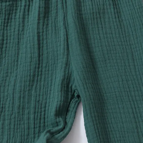 여름 키즈 바지, 아기, 여아, 남아 캐주얼 솔리드 바지, 면, 루즈한 솔리드 안티 모기 바지, 어린이 1-7T 4