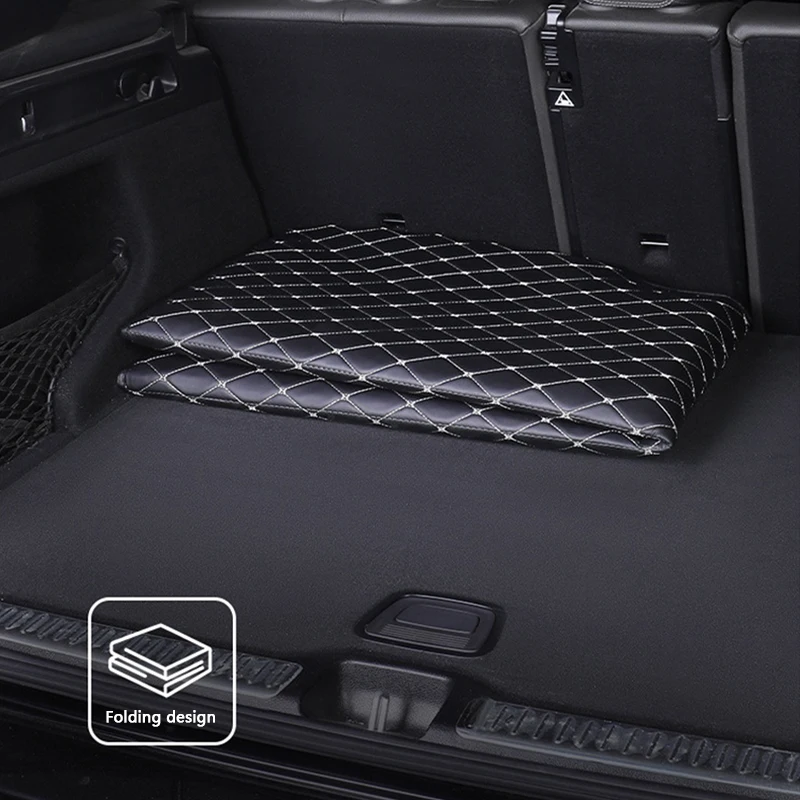 AUTOMECHANIST Car Sleep Mat Interior Car Rear Seat Rest Mat Multi-functional Pu Leather Travel Sleep Cushion Outdoor Camping Pad