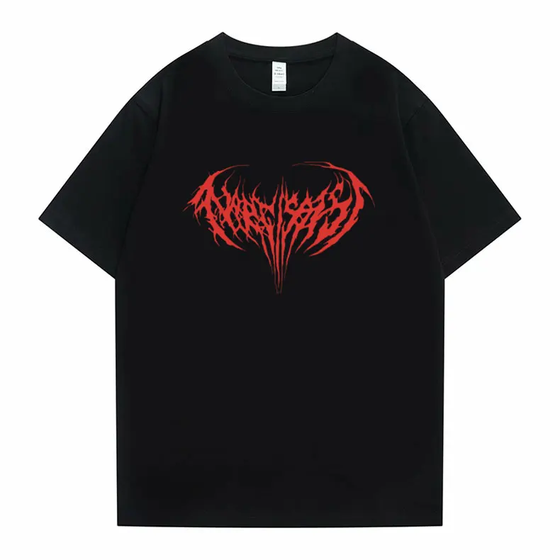 

Rapper Playboi Carti Narcissist Graphic T Shirt Men Women Hip Hop Oversized Eu Size Tshirt Tops Men's Fashion Round Neck T-shirt