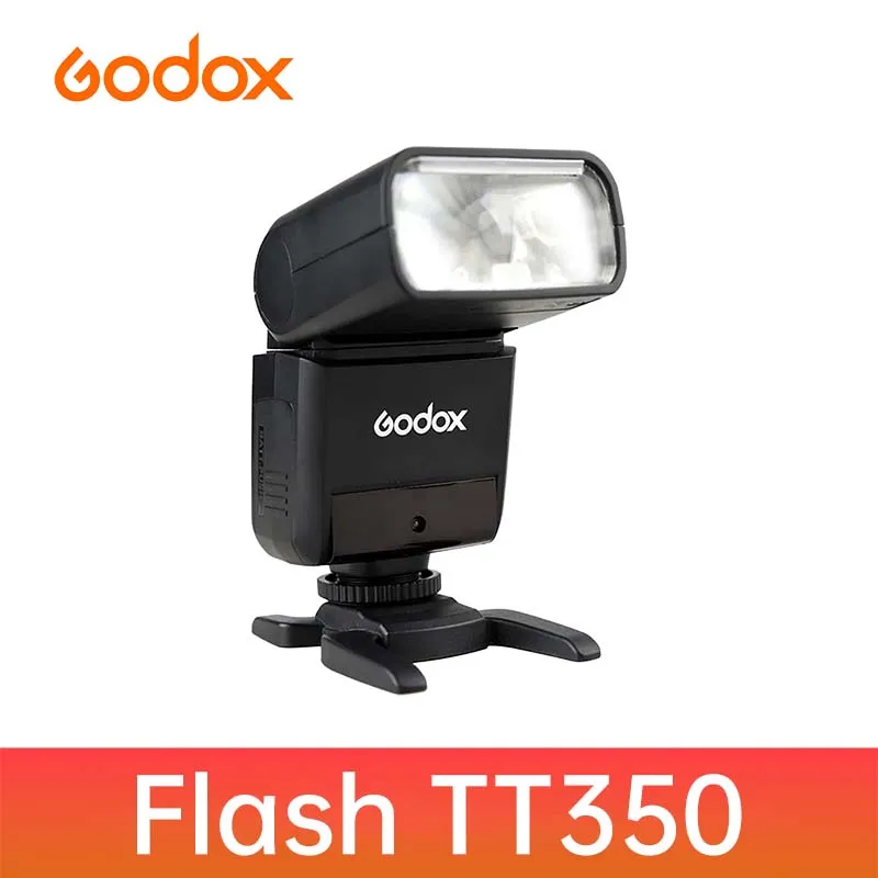 고독스 휴대용 미니 스피드라이트 2.4G 무선 HSS 1/8000초 TTL 카메라 플래시 TT350 컴팩트 외장 조명 (사진 촬영용)
