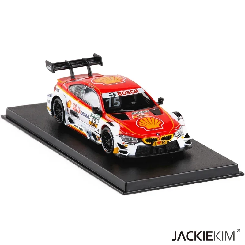BMW M4 레이싱 카, 높은 시뮬레이션 다이캐스트 자동차, 금속 합금 모델, 자동차 선물 컬렉션, 장식 장난감: 43