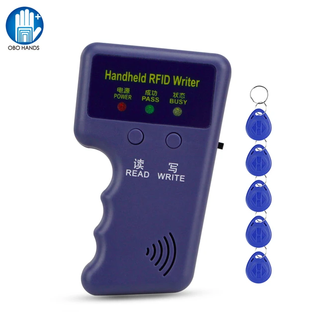 New Handheld 125KHz RFID Copier Duplicator RFID Card Reader Writer EM Card  Cloner Programmer Rewritable EM4305/