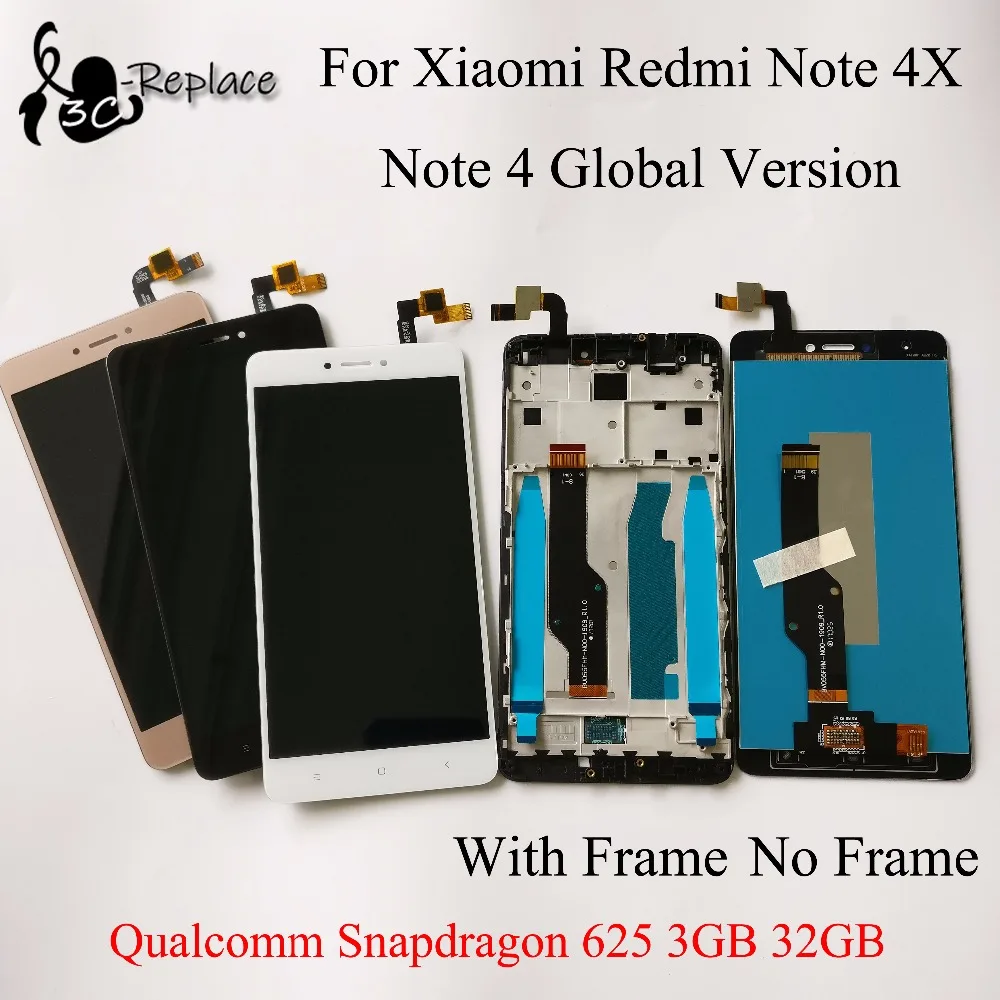 For Xiaomi redmi note Global Version note 4X Qualcomm