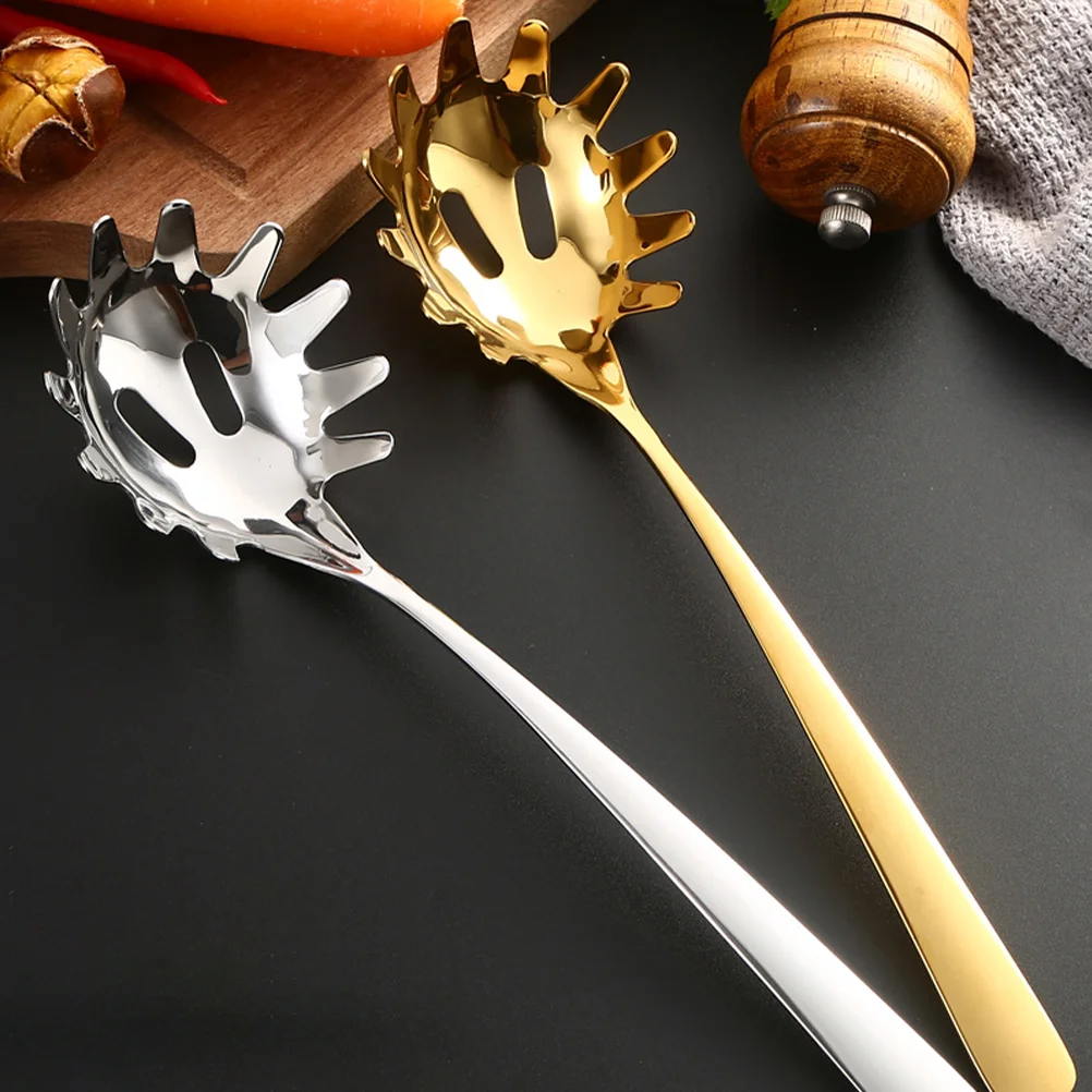 

2pcs Kitchen Utensil Noodle Server Spaghetti Spoon Multipurpose Kitchen Noodle Spoon