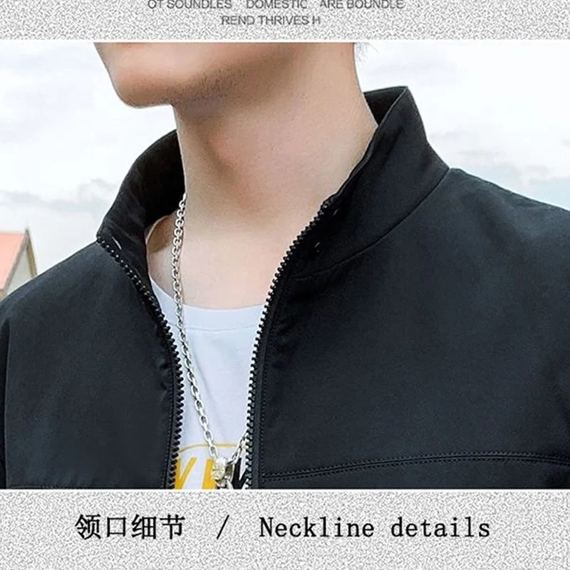 Autumn Winter Solid Color Fashion Long Sleeve Jacket Man High Street Casual Loose Pocket Zipper Cardigan Plus Velvet Warm Coat