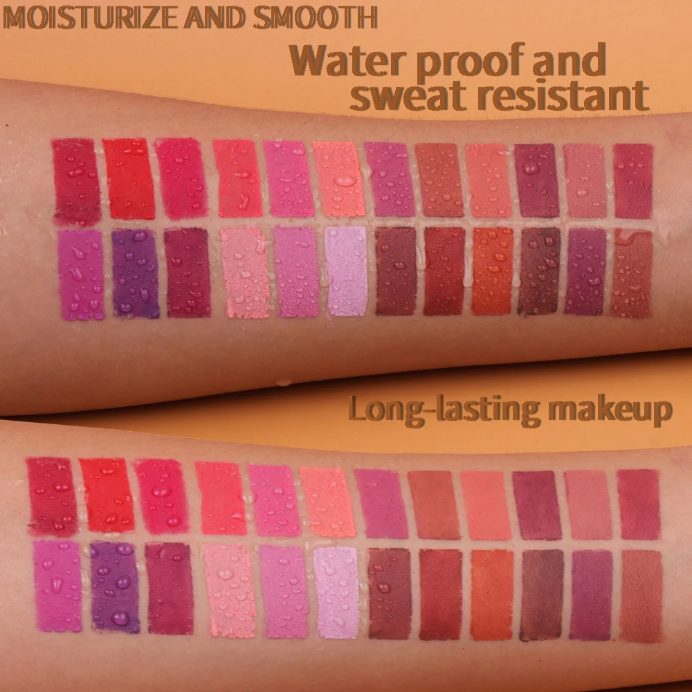 DUNUF 6Pcs Waterproof Matte Soft Lip liner Pencil Set Red Nude Purple Contour Lipstick Long-lasting Moisturizing Lips Makeup 4