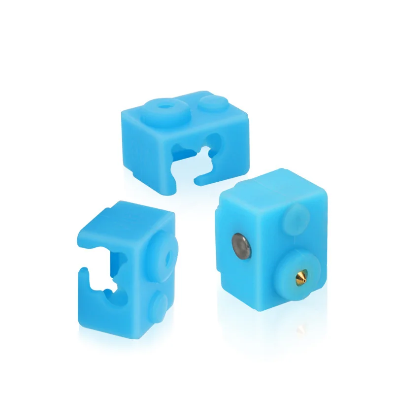 

3D printer accessories E3D v6 silicone sleeve, heated aluminum block protective sleeve, high-temperature resistant silicone slee