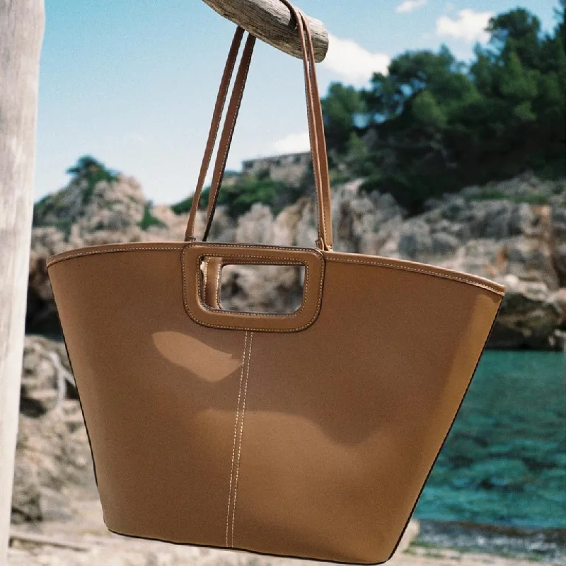 New Fashion Handheld Large Capacity Bucket Bag Popular Merade Color System Simple Single Shoulder Crossbody Tote Bag