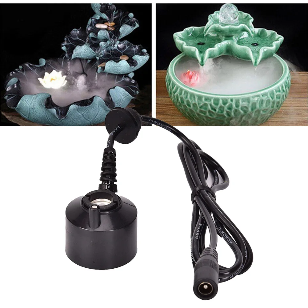 Miniature Fogger Mist Maker DC 24V 36mm for Fish Tank Decoration for Water Fountain rockery Pond Humidifier Spray Head