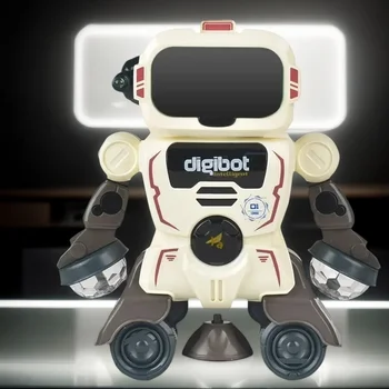 Robot danzante interattivo: giocattolo elettrico per bambini con musica, movimento oscillante e luci LED multicolori