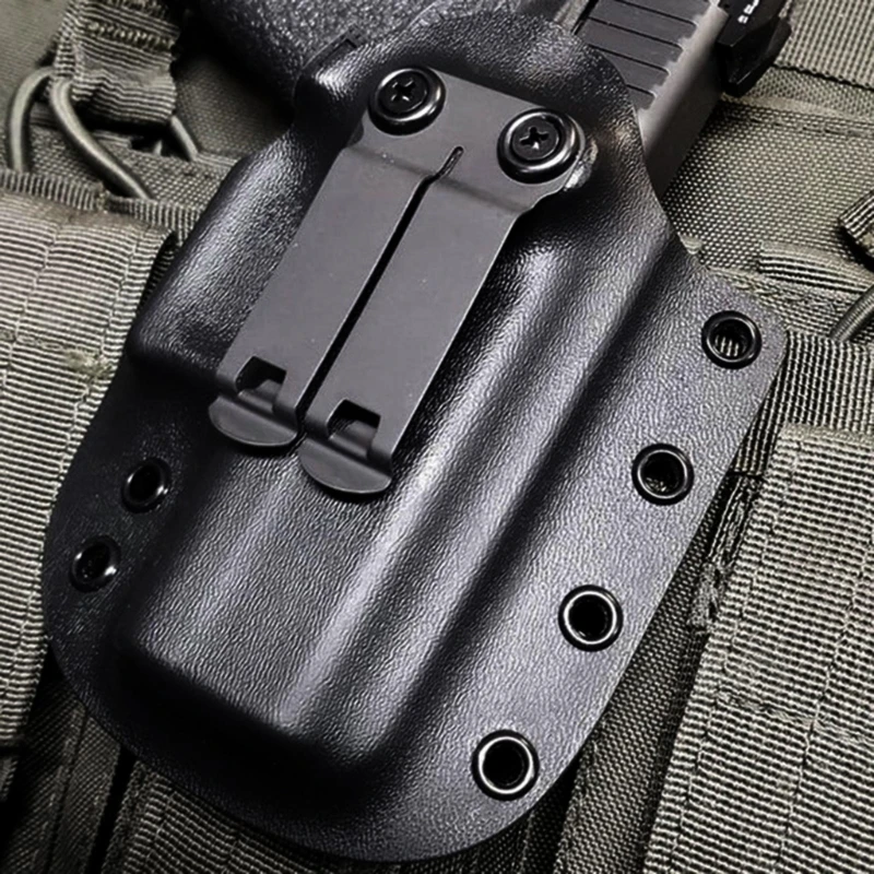 Universal Edelstahl Gürtel Clip Halter Für Kydex Mantel K Mantel Taille Clip Zubehör Messer Mantel Zurück Clip – Detail 7