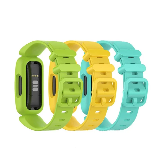 Silicone Bands for Fitbit Ace 3,Waterproof Soft Replacement Bands for Ace 3  Bands for Kids Boys Girls Bracelet Accessories Sports Band for Fitbit Ace