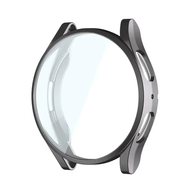 Premium Full Cover Protective Watch Case - Soft TPU Plating with Screen Protector and Anti-fall Design