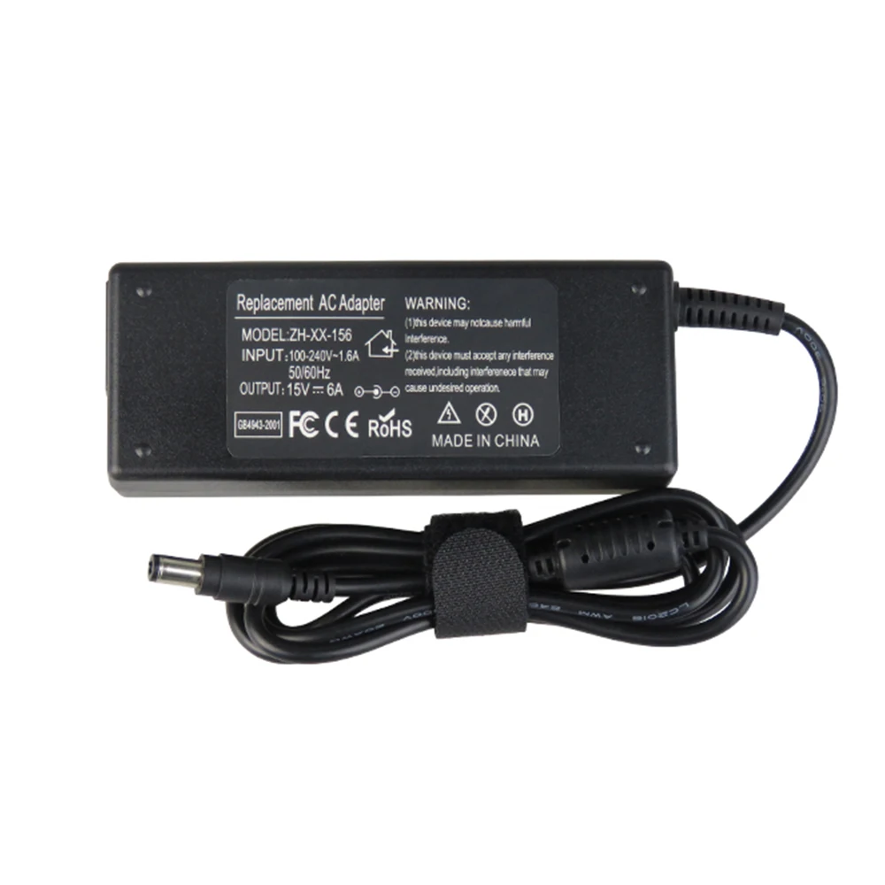

For Toshiba Satellite A100-049 F20 F30 Laptop Charger AC Adapter 15V 6A 90W 6.3*3.0mm Mains Battery Power Supply Unit Adapter