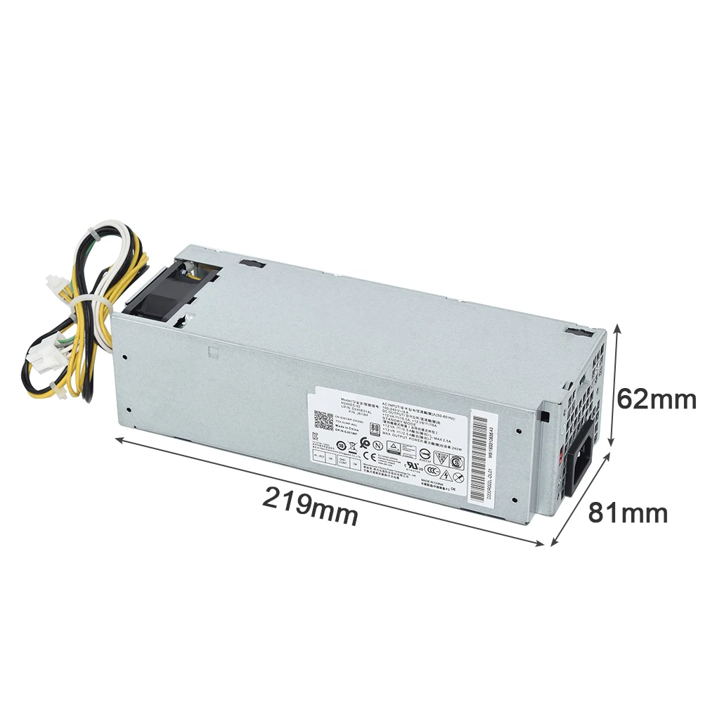 para Dell 3050 3060 3650 5050 7050 6pin 240w Power Supply H240es02 L240am-00 L240am-02 Ac240am-00 B240nm-00 H240nm-00 0j61wf Novo - Imagem 4