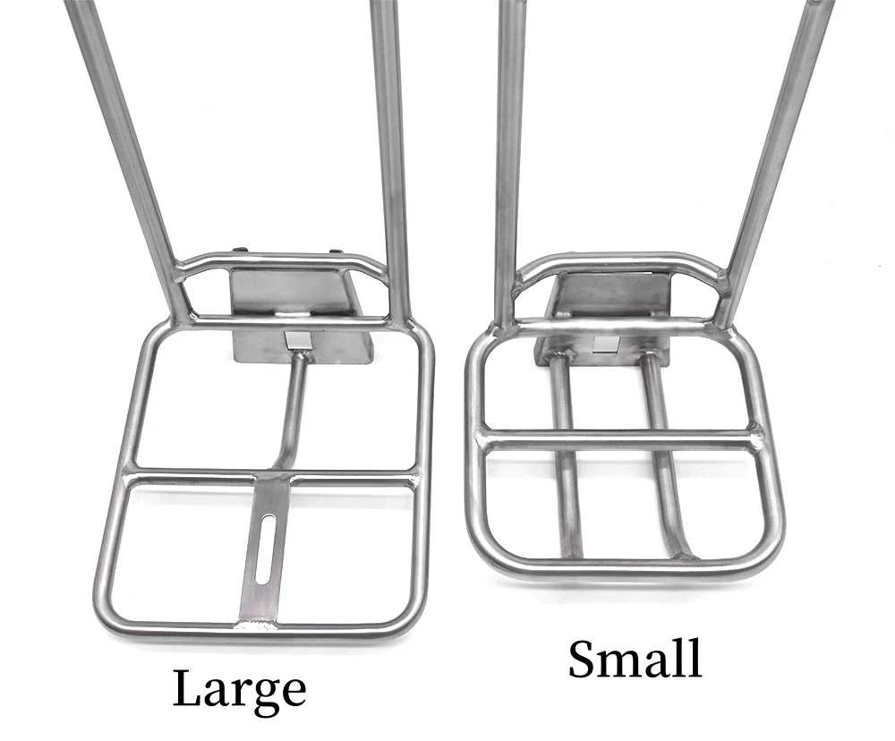 CNC Titanium Front Rack For Brompton Folding Bike, Ultralight Ti Alloy Luggage Carrier Bag Shelf, Upgrade Bicycle Accessories