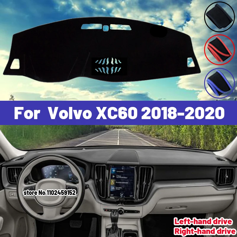 Alta Qualità Per Volvo Xc60 2018 2019 2020 Tappetino Per Cruscotto Per Auto Parasole Per Evitare Tappetini Leggeri Tappeti Interni Anti-Uv