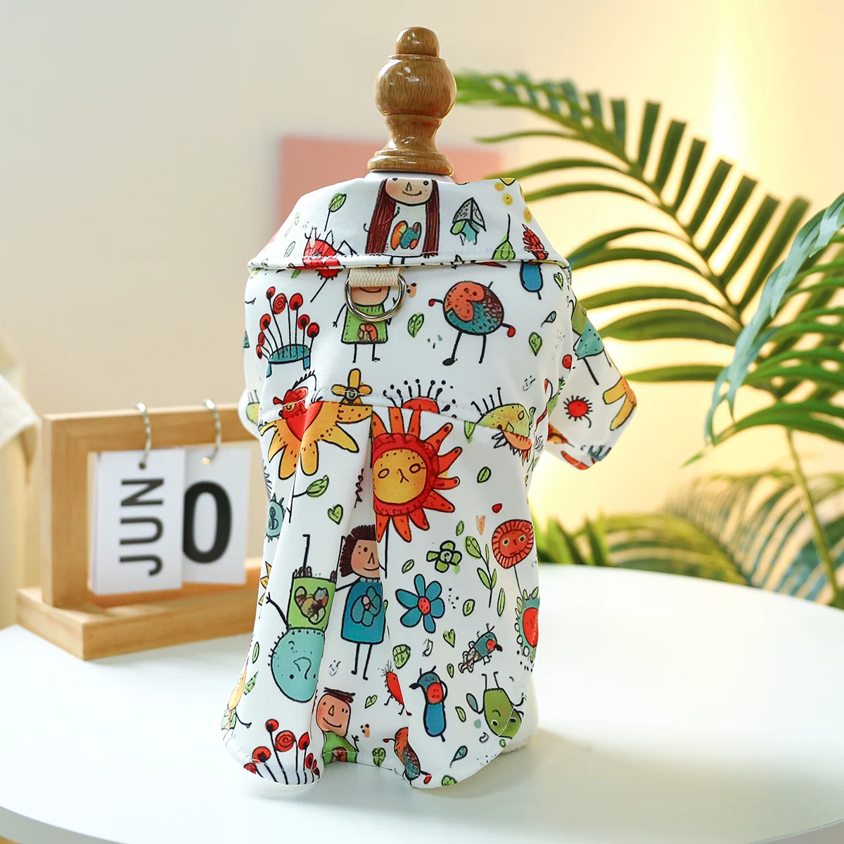 1PC Pet Dog Clothing Spring/Summer Thin Fairy Tale Kingdom Coat Shirt Homewear With Drawstring Buckle For Small Medium Dogs pet dog shirt,dog suit