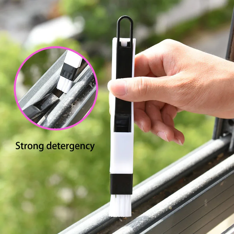 

Multifunction Computer Window Cleaning Brush Window Groove Keyboard Ceaner Nook Cranny Dust Shovel Window Track Cleaner
