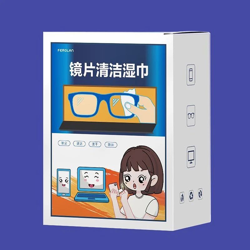 100pcs Lens Cleaning Wipes Metal Jewelry Wipes Anti Fog Glasses Mobile Phone Screens And Disposable Eyeglass Cloths