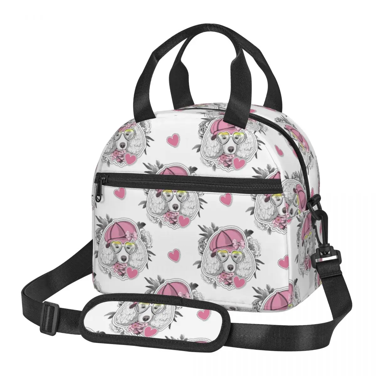 thumbnail image 1 of Bolsa térmica grande almuerzo yangshaomei correa ajustable para perros vestidos, 1 of 4