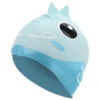 Children Swimming Silicone Waterproof Cap Kids Cartoon Swim Pool Diving Hat Ear Protection 4