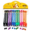 12PCS Wholesale With Bell Collars Delicate Safety Casual Nylon Dog Collar Neck Strap Fashion Adjustable Bell Pet Cat Dog Collars 6