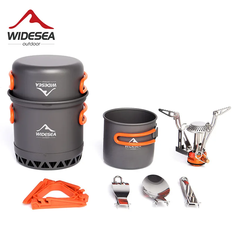 Widesea Camping Cookware Outdoor Cooking Foldable Camping Outdoor