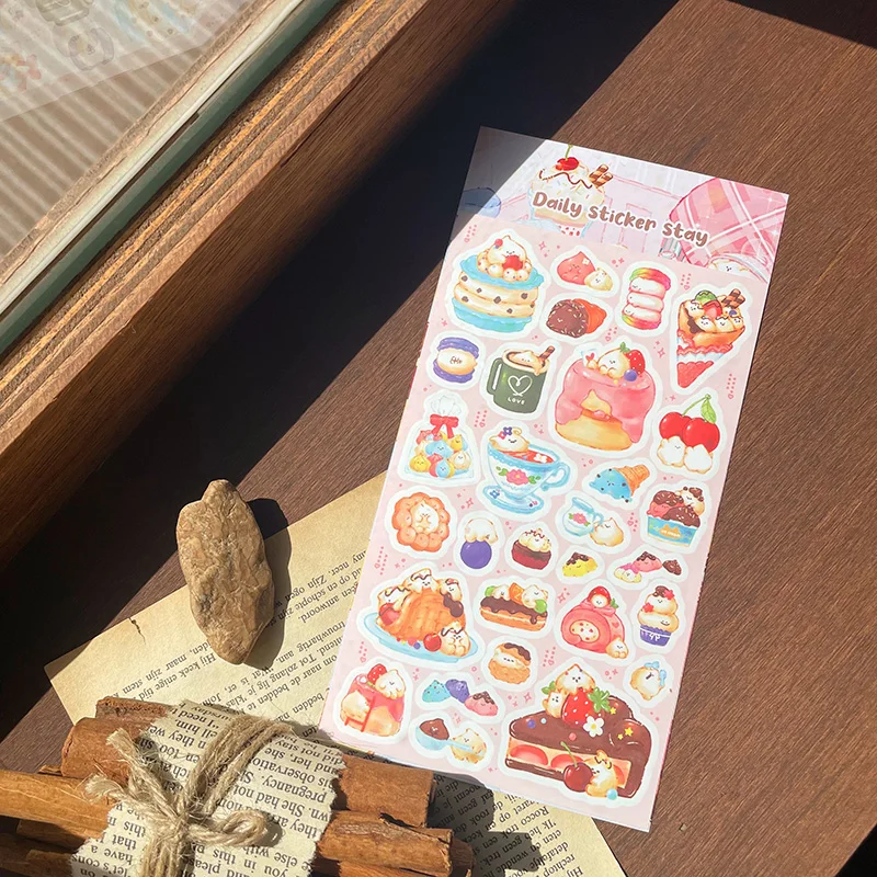 Koreanischer Import Original BONITO Süßigkeiten Zeit Papieraufkleber Scrapbooking DIY Journal Schreibwaren Aufkleber Geschenk Niedliche Sticker