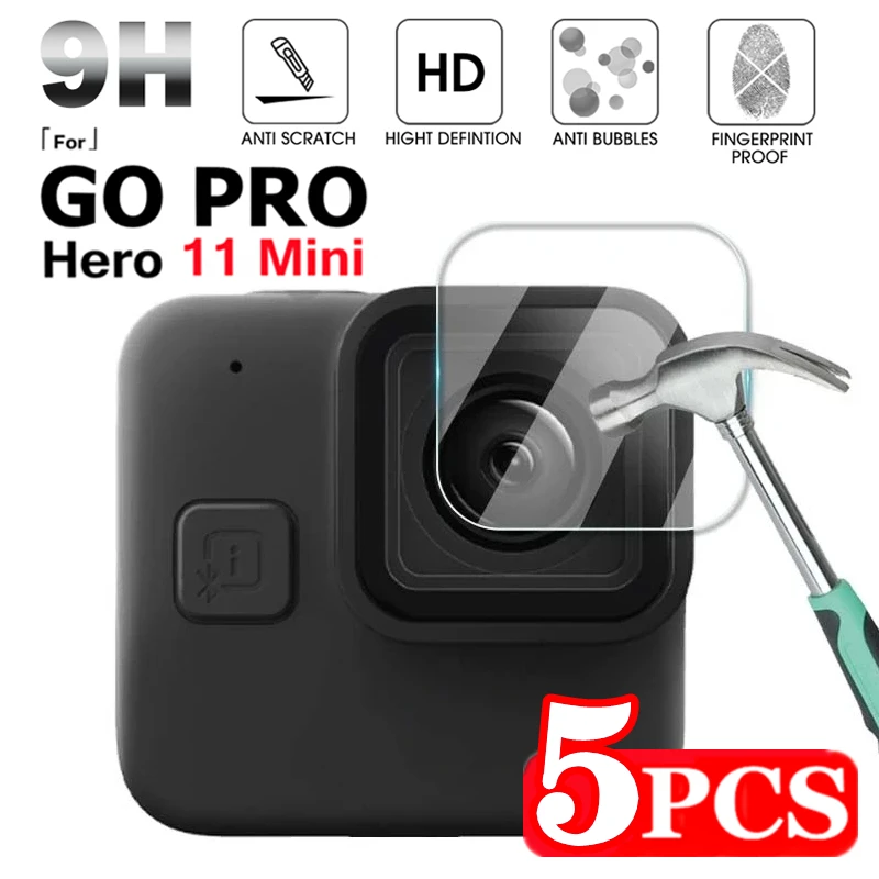 Per Gopro Hero 11 Black Mini Hd Clear Ultra Slim Camera Lens Guard Pellicola Proteggi Schermo In Vetro Temperato Per Gopro Hero11 11Mini