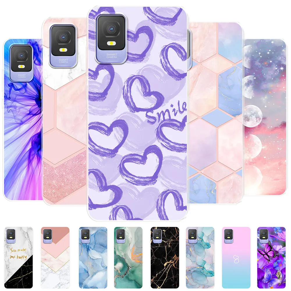 Per Tcl 403 Custodia Da 6.0 Pollici In Silicone Trasparente Tpu Cover Posteriore Per Tcl 403 T431D T431U Custodia Per Telefono Coque Per Tcl 403 Tcl40