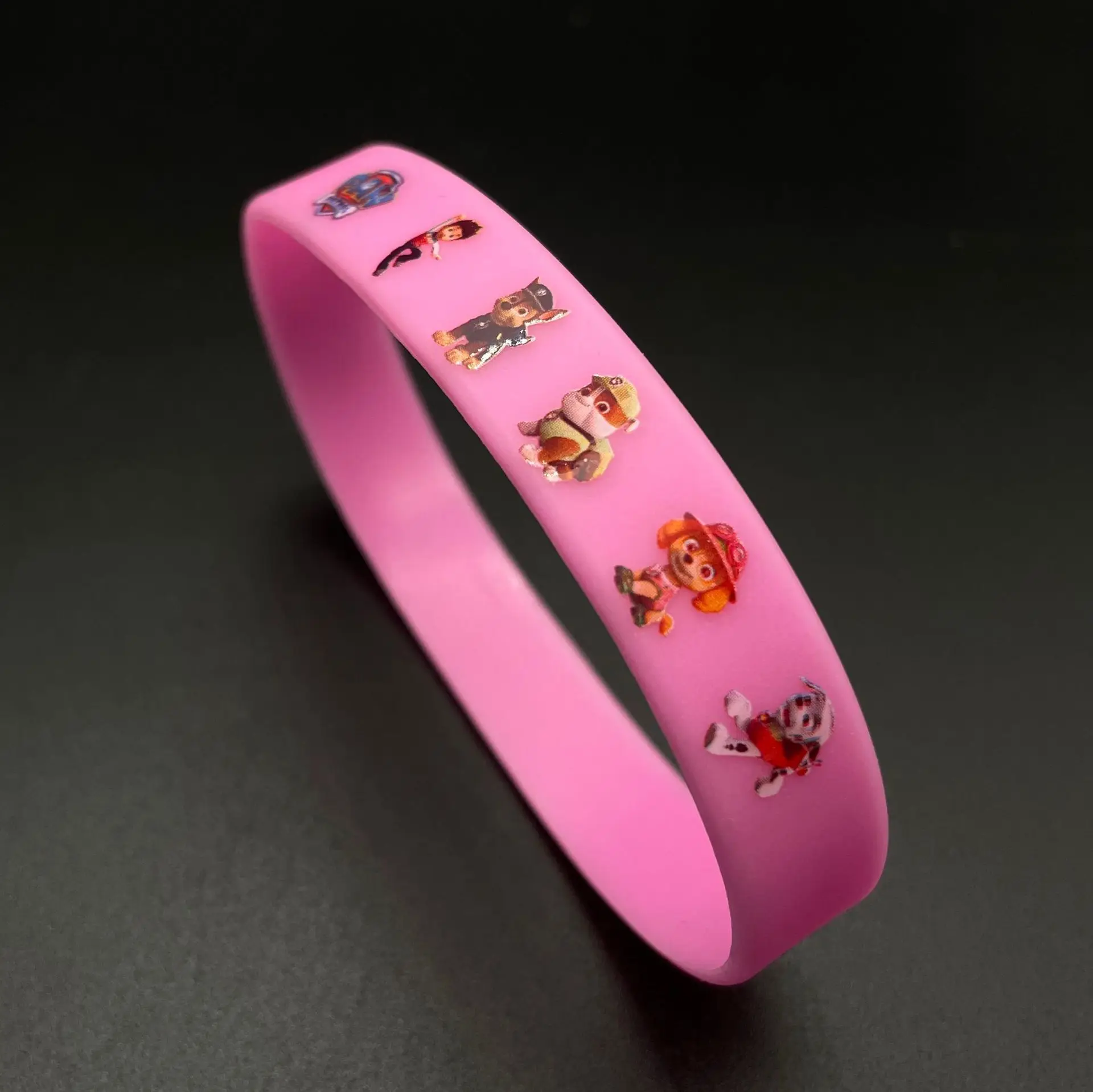 Paw Patrol Creative Cartoon Silicone Bracelet Color Printing Glow Wristband  Children's Sports Bracelet Rubber Wristband Ornament - AliExpress