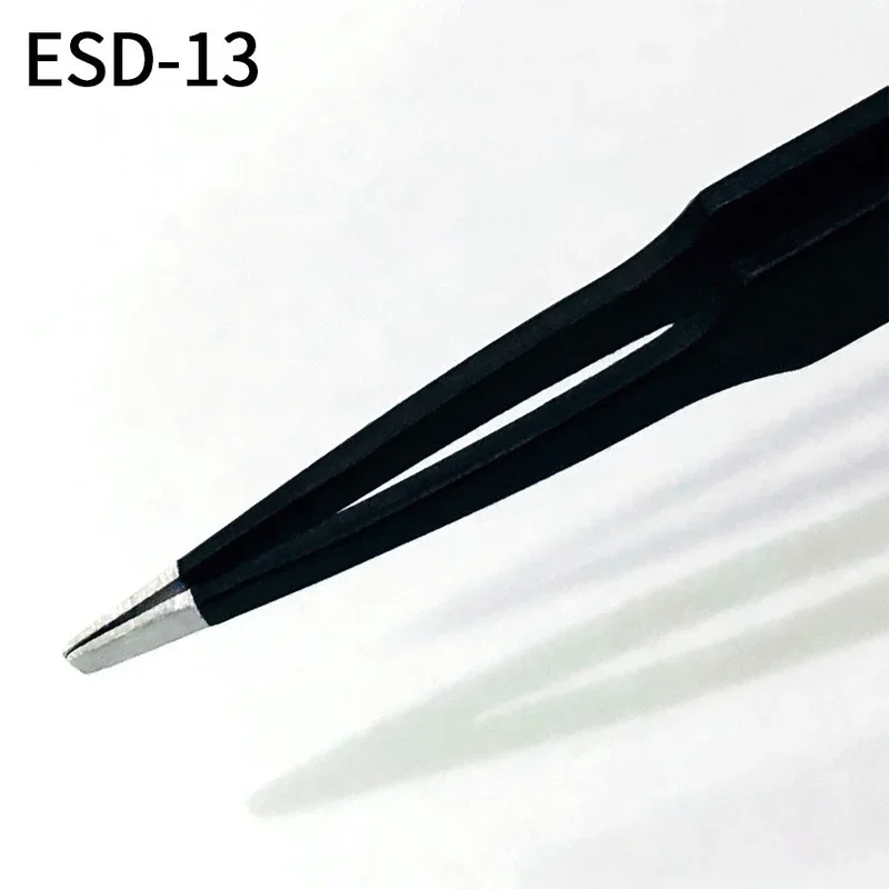 Anti-static Precision Tweezers Set Stainless Steel ESD Tweezers Electronic Repair Tool