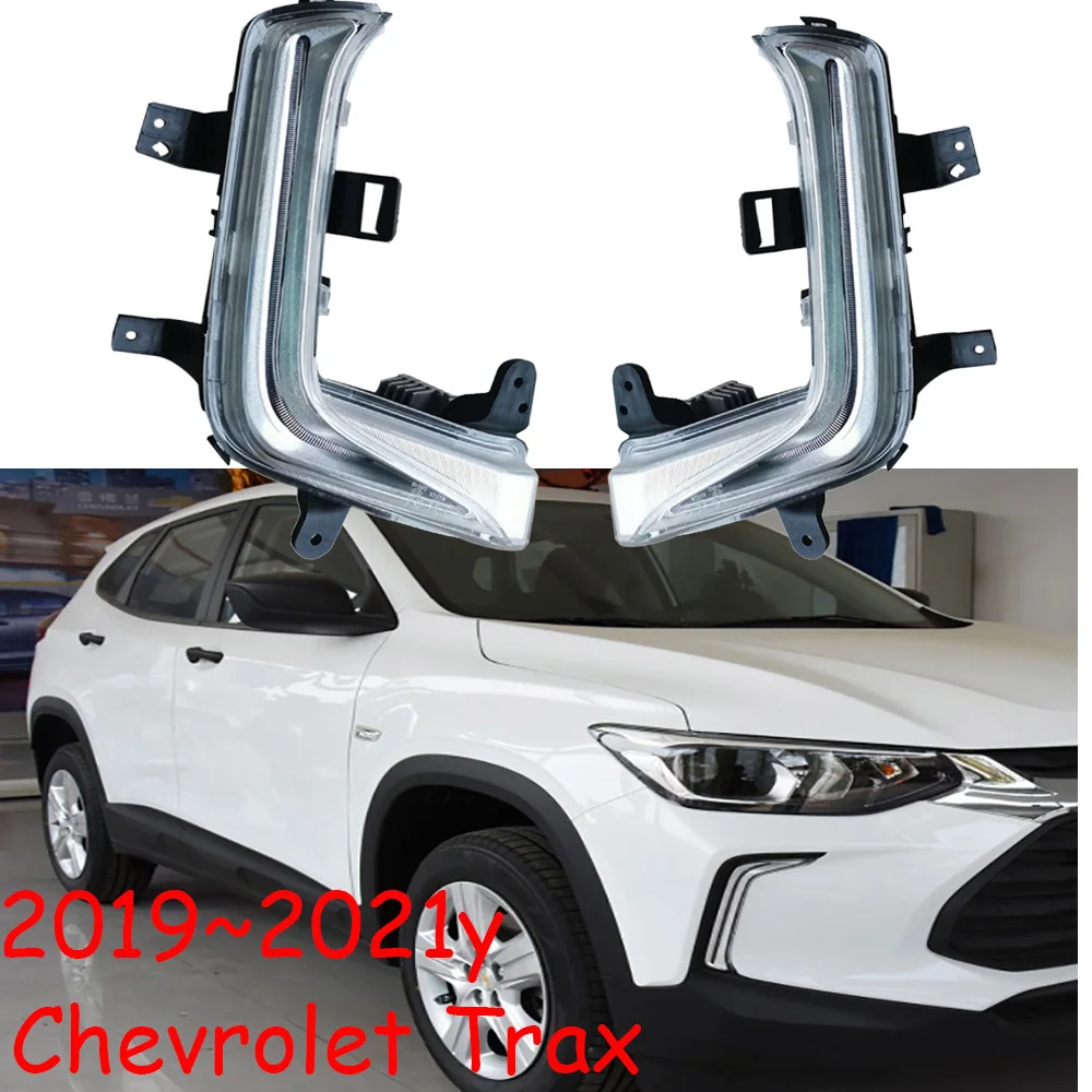 

1pcs Car Bumper Headlight For Chevrolet Trax Daytime Light 20119~2021y DRL Car Accessories LED Headlamp Trax Fog Light