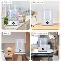 Mini machine à laver portable sans fil intelligente 4L, idéale pour les sous-vêtements, les fournitures pour animaux de compagnie, appareil de lavage compact pour la maison et le camping 4