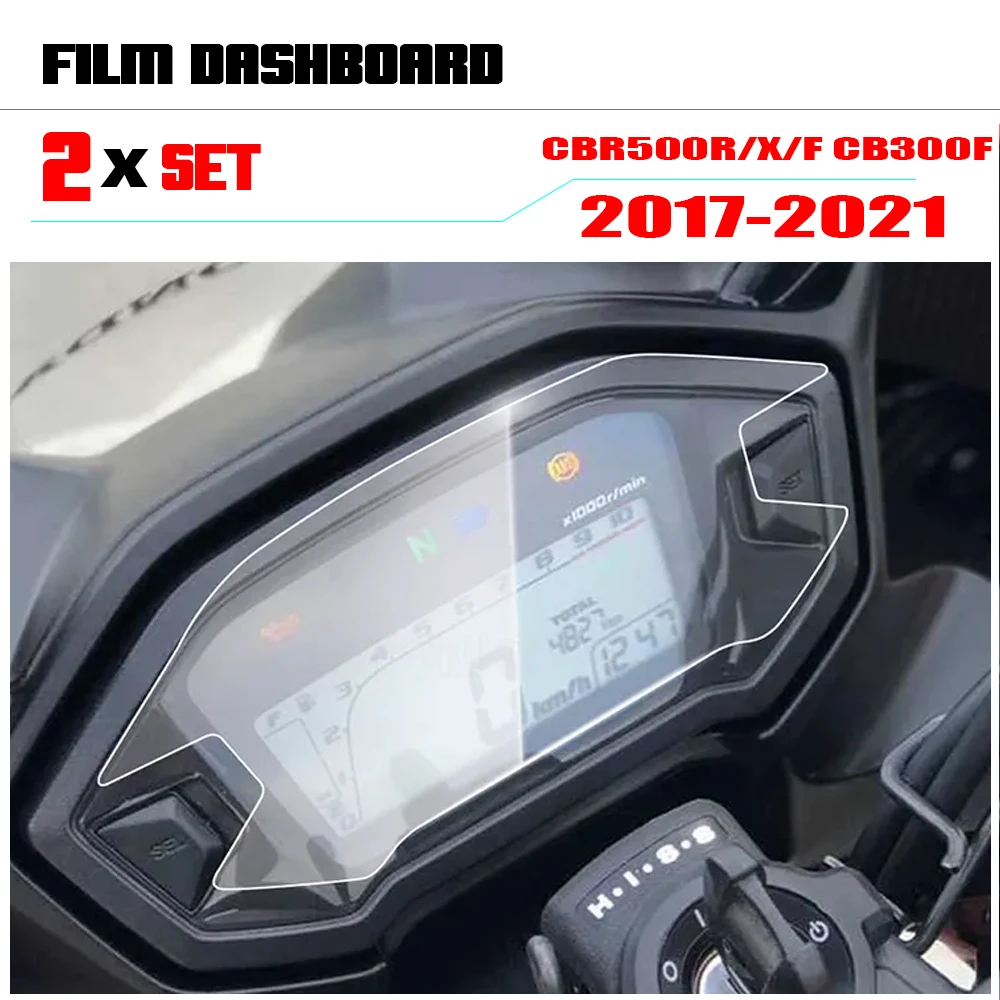 Motorcycle dashboard screen protector speedometer protective film for HONDA CB300F CBR500R CBR500F CBR500X CRF250