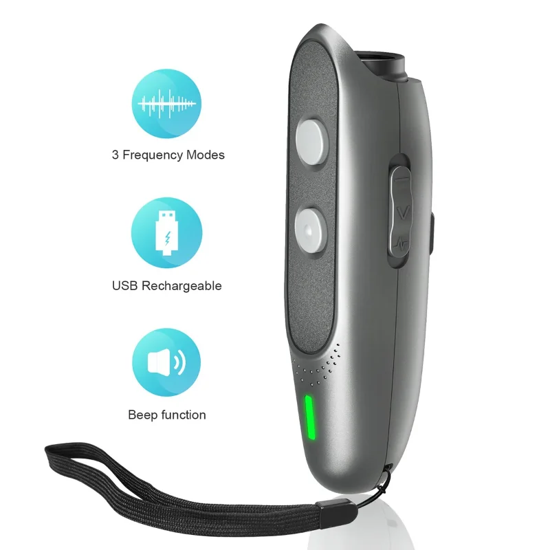 Newest Dog Training Device - 3 in 1 Ultrasonic Anti Barking Repeller and Control Trainer